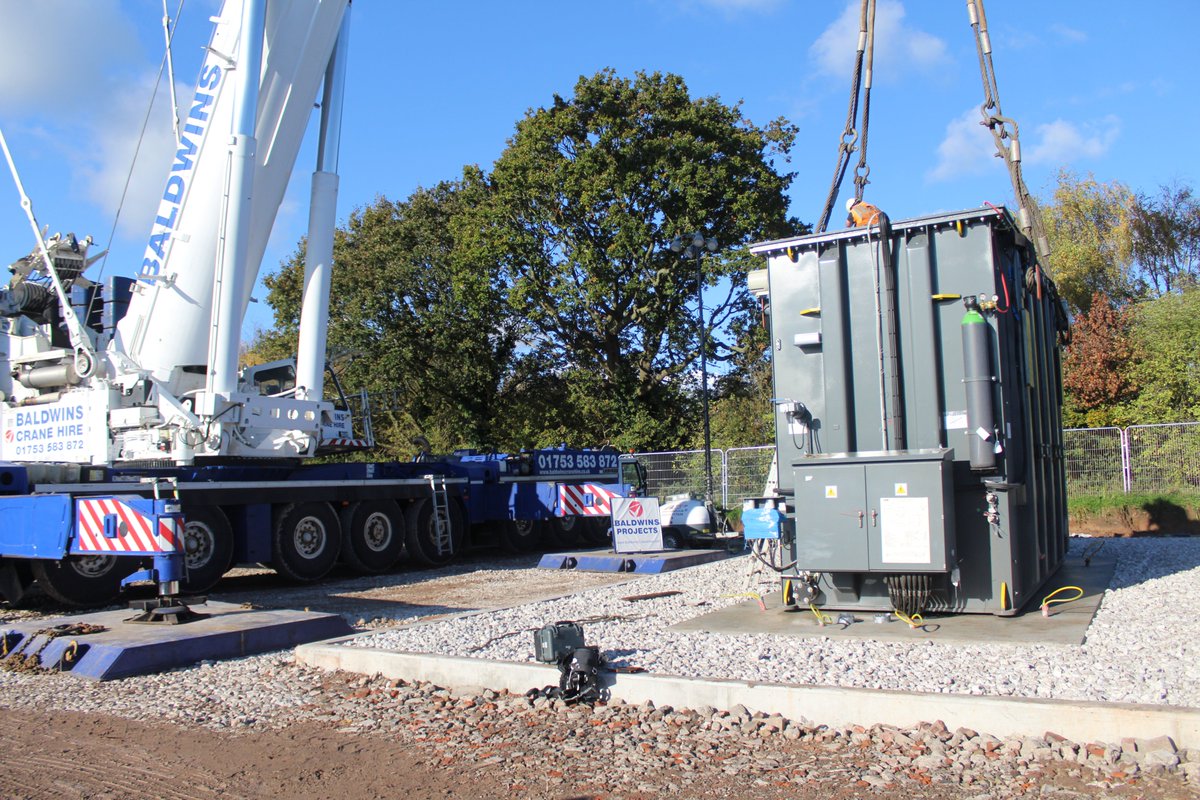 Liam McLoughlin on Twitter "Hitachi Grid Transformer Delivered and Installed on a Battery Site