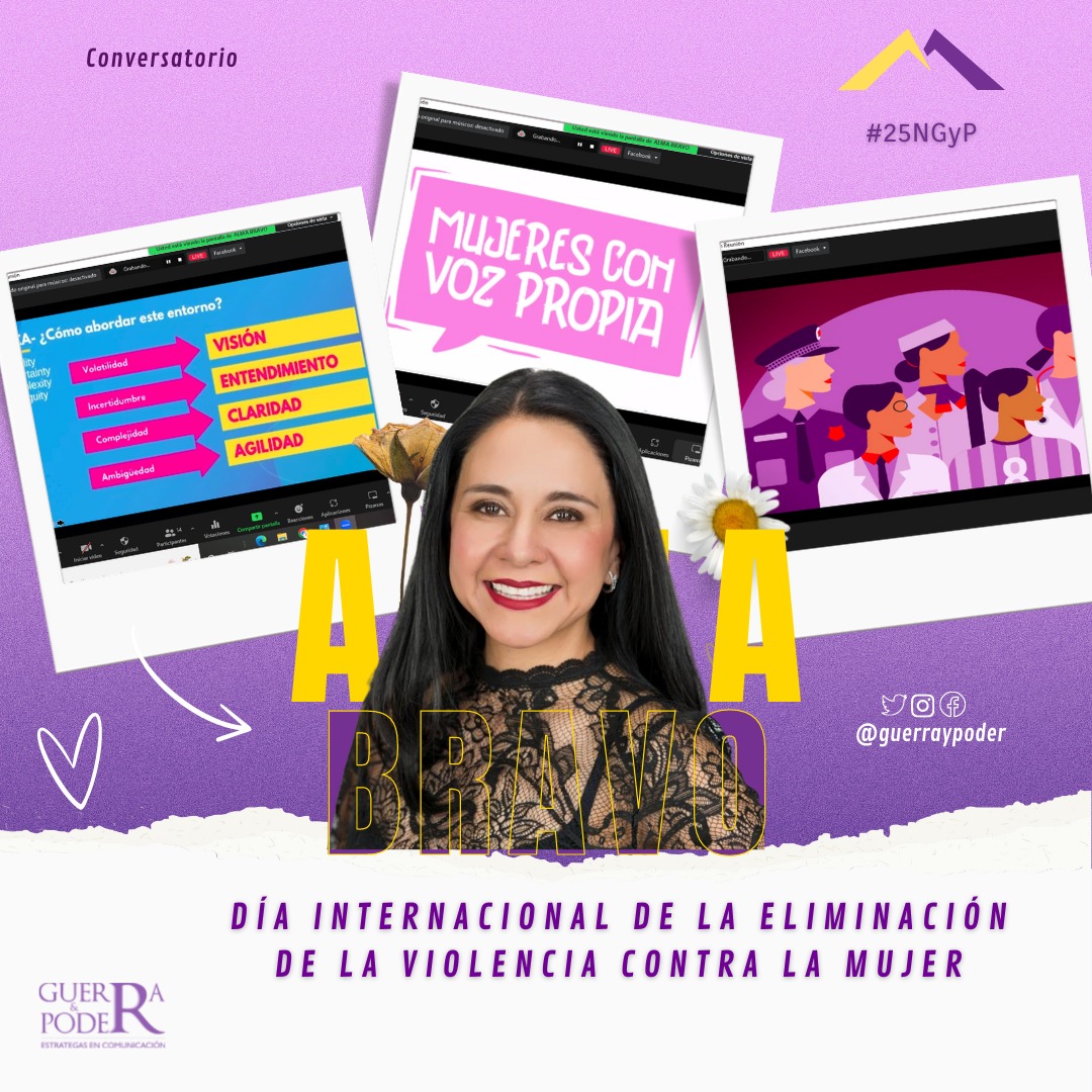 Día internacional de la eliminación de la violencia contra la mujer ♀️

"Nos falta esa parte de ser solidaria con nosotras mismas, tener esa empatía y generar activismo digital"

- Alma Bravo 

#25N #25NGyP