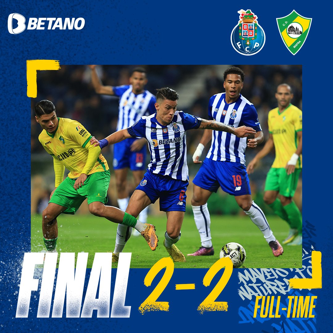 FCPorto's tweet photo. ⏱Final de Jogo / End of the match / Final del Partido
#FCPCDM #TaçadaLiga https://t.co/n4Ea9GC1LT