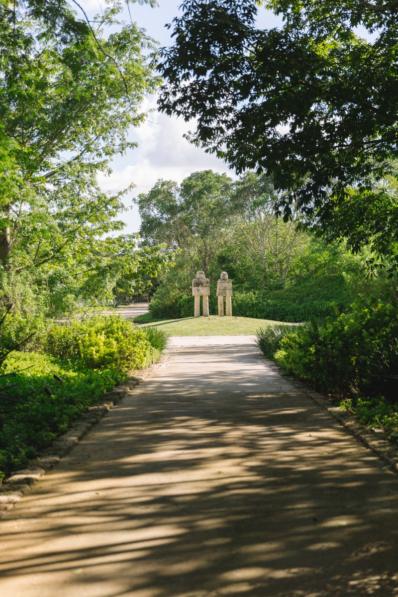 chablehotels's tweet photo. The shape of a man and a woman made out of stone guard the entrance to Ixi'im, our iconic restaurant at Chablé Yucatán a place where a story of “maíz” and local flavors is orchestrated every evening.

#ChableHotels #LeadingHotelsoftheWorld https://t.co/T2KNHXC3kr
