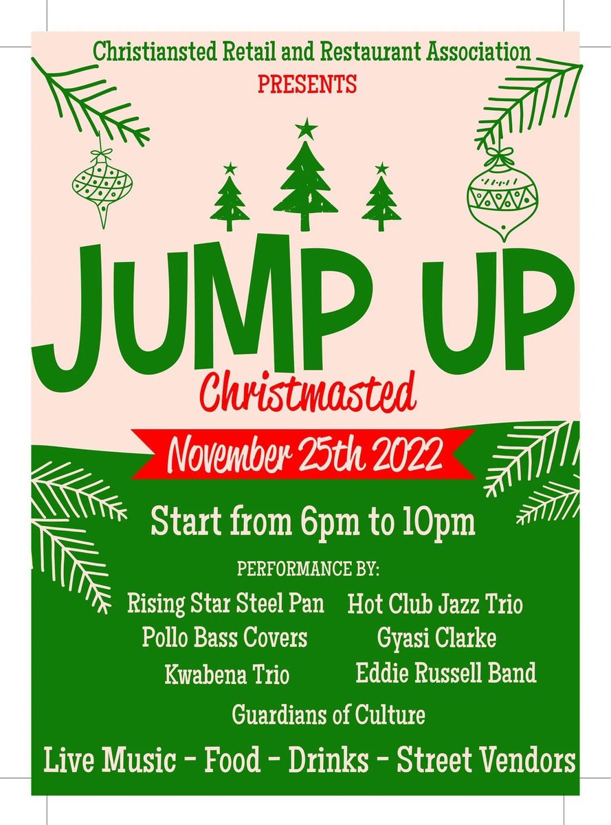 After two years, The Christiansted Restaurant and Retail Association is pleased to welcome the community back for Jump Up!
