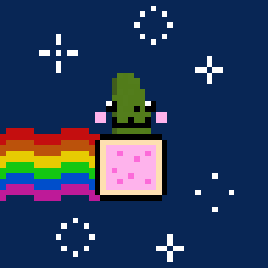 Nyan Pickle
By: <a href="/PRguitarman/">☆Chris☆</a> 

Very special pickle 💚