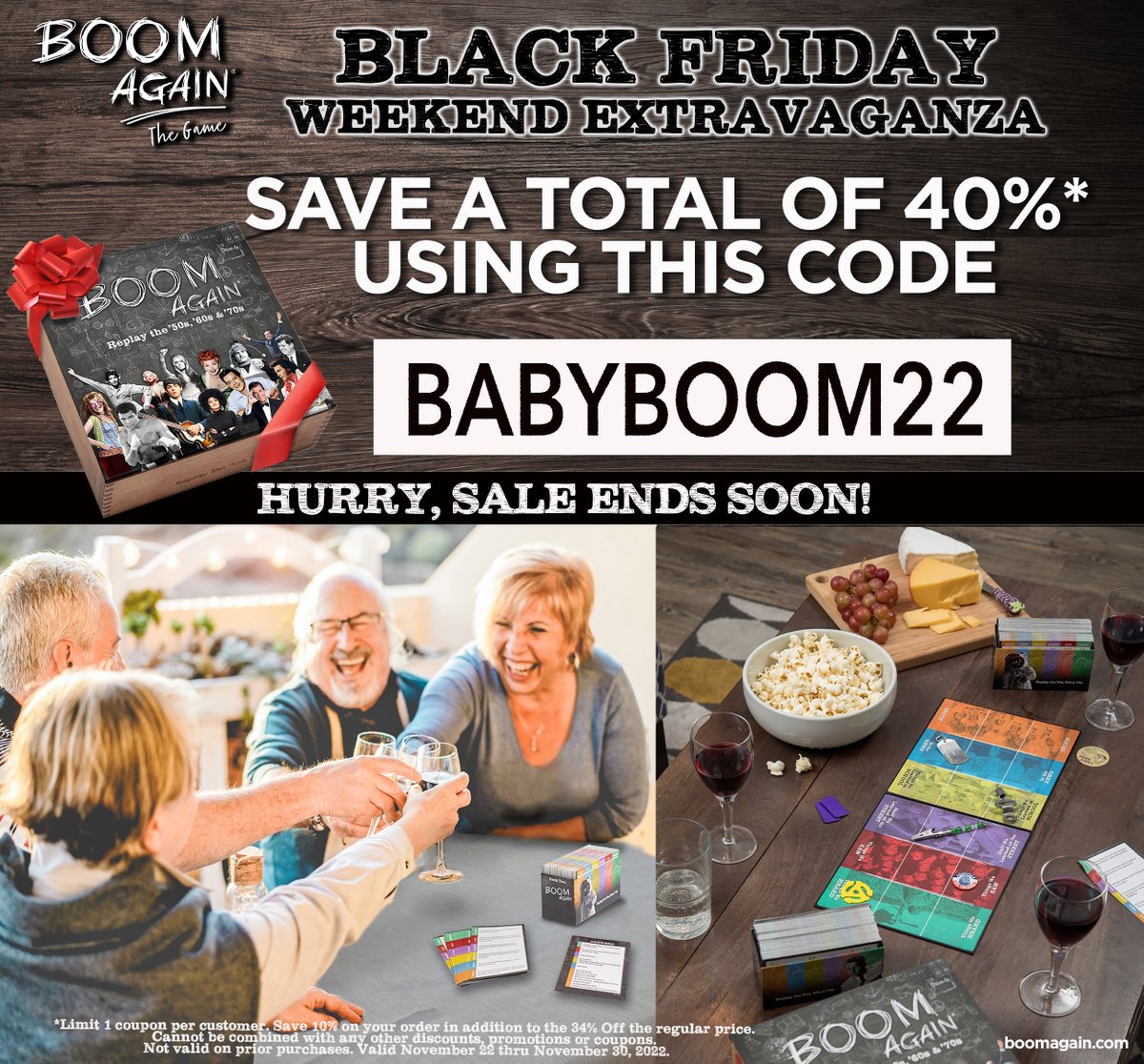 BoomAgainGame's tweet photo. Let's put a Boom Again in every Boomer home. Stay in. Save money. Have fun. #boomagain #boomers #boomerme #trivianight #TriviaFriday #memories @Sunday_70s @Seventies_Music @60s70s80sKids @60sto70sto80s @RockNRoLL_85 @ClassicMotown @PinkNinjaBlogg @WhisperAmber @DiscoverSelf https://t.co/99HCN99jeT