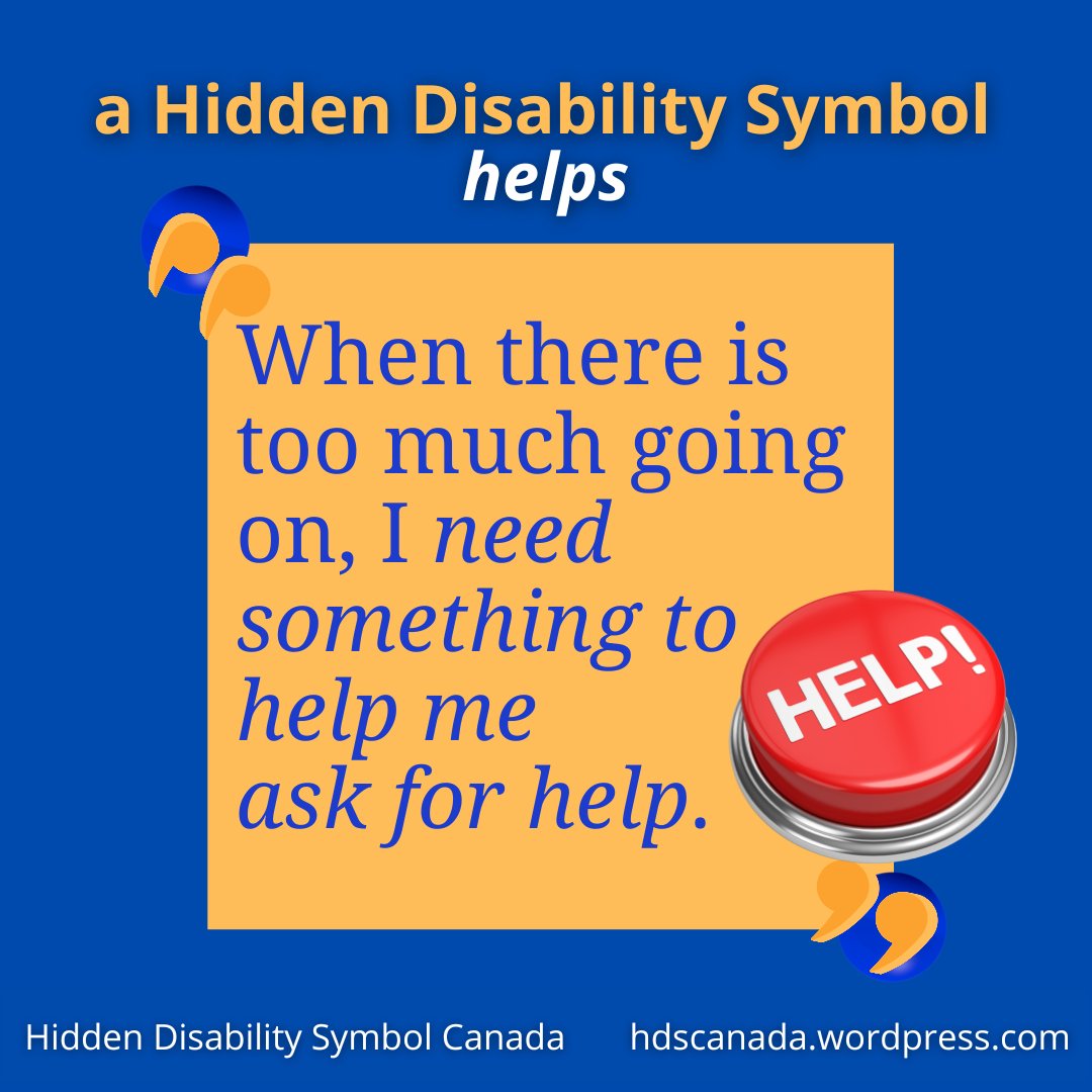 HDSCanada's tweet photo. Having a Hidden Disability Symbol/Card can help me ask for help when it feels to challenging to ask on my own.
👉 Join our movement to implement a National Hidden Disability Symbol 🇨🇦 LINK IN BIO.
#mentalhealth #hiddendisabilities #braininjury #canada #community #askforhelp #fyp https://t.co/e4XIM8YXYD