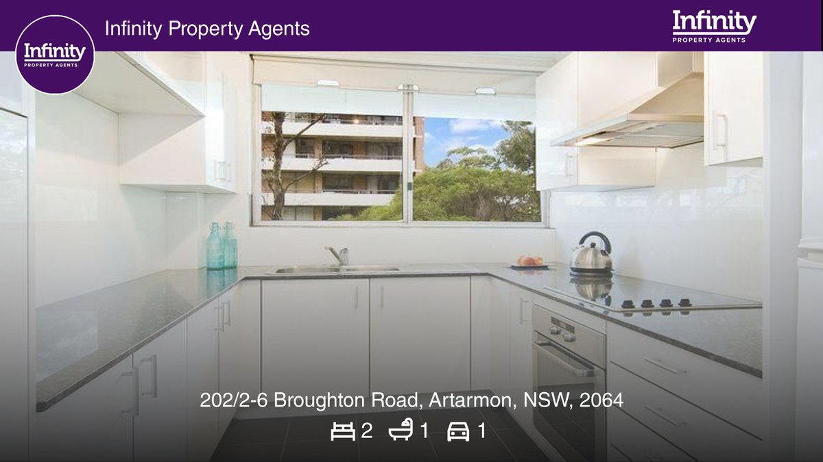 realestate_ipa's tweet photo. 🛌 2 🛀 1 🚘 1
📍 202/2-6 Broughton Road, Artarmon, NSW, 2064

Our latest available rental on RateMyAgent
https://t.co/xTVgpkZZ9p

...
#ratemyagent #realestate #Infinity_Property_Agents https://t.co/lT4VTDgNfK