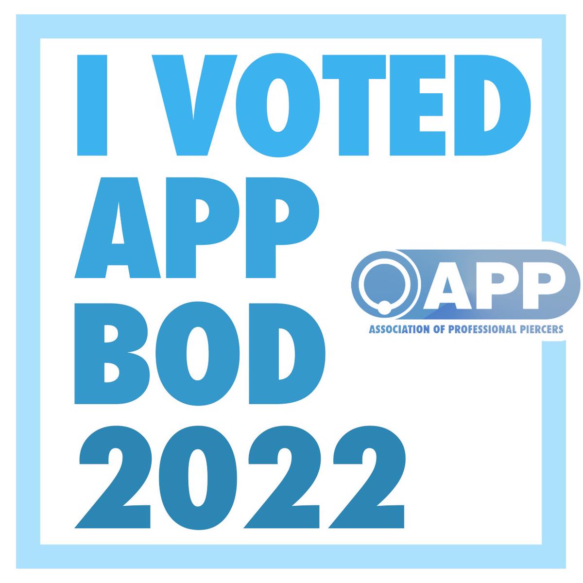If you're a member of the APP and haven't voted for the board of directors, do it now!