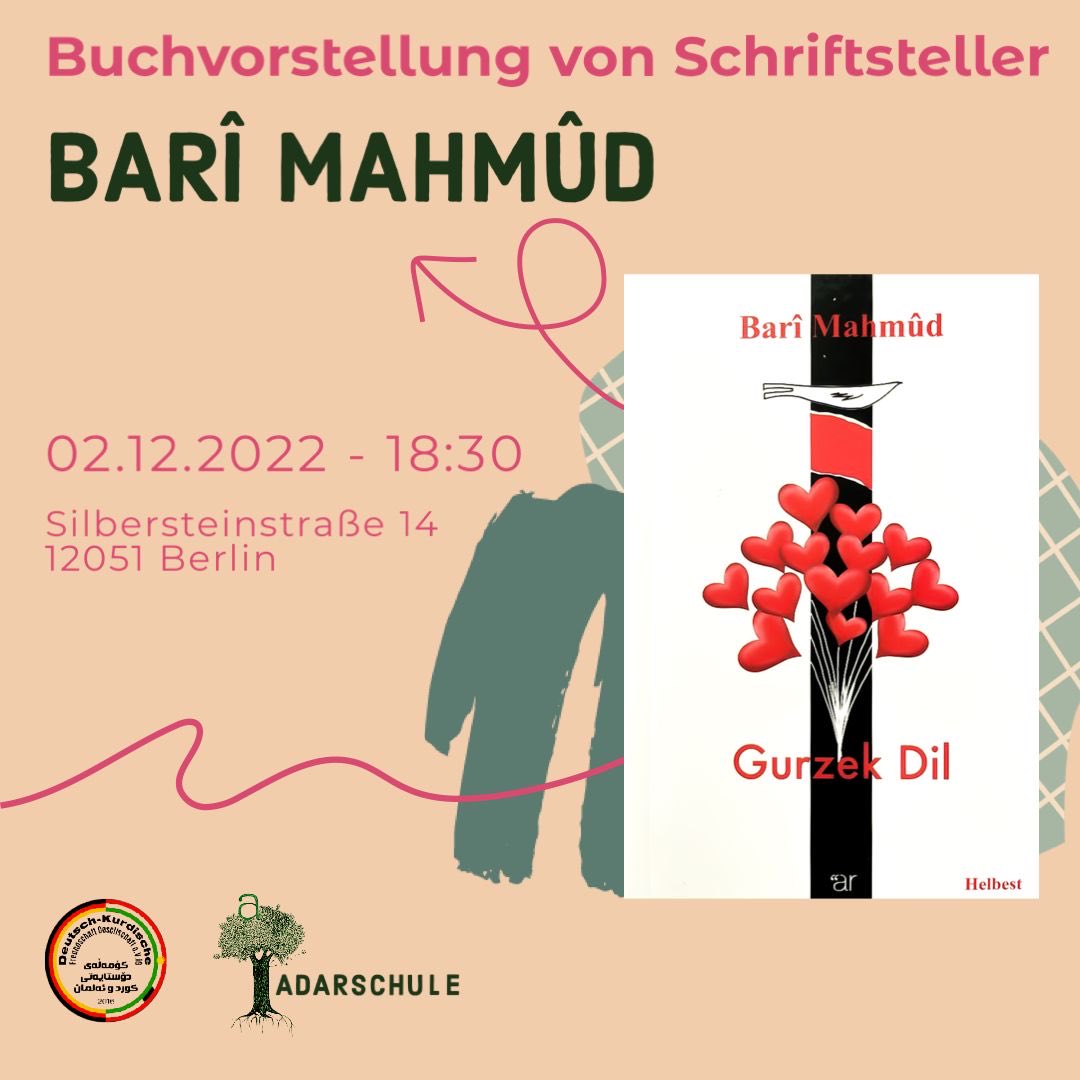 Nasandina pirtûka yekem a Barî Mahmûd #BarîMahmûd #AdarSchule