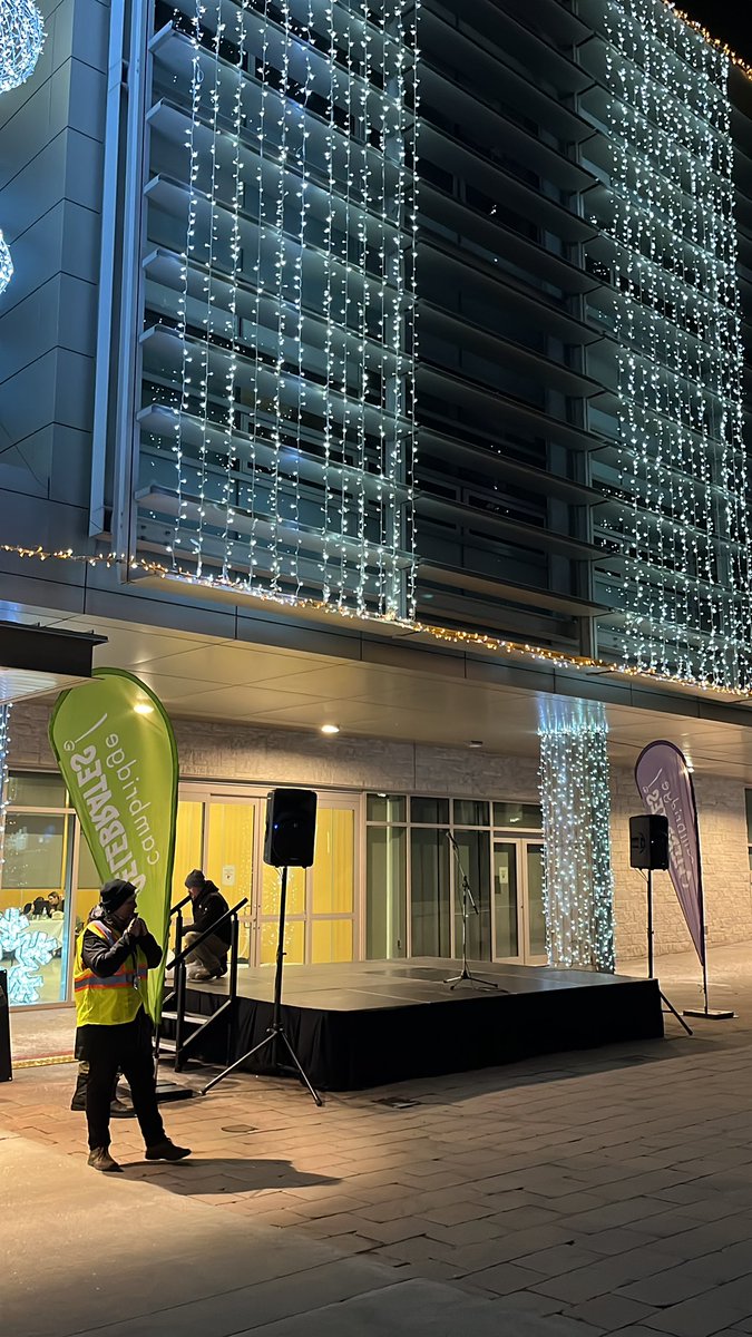 BrombergHardy's tweet photo. Last minute prep work for our annual Phil Klein’s  Unsilent Night event at #Cbridge City Hall. Includes a walking tour throughout #Galt with 30 artist’s displays. #Artists #culture.  Starts at 6:45pm. https://t.co/yRGIp6rlrO