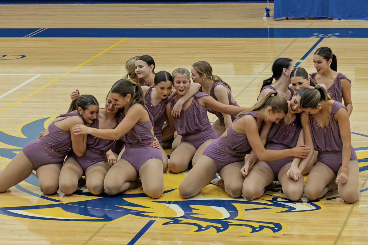 All the feels 🥹 Wahlert Dance team leaves for state less than A WEEK from today!! See you December 1st at Wells Fargo Arena! Wahlert Dance competes contemporary at 11 and jazz at 3!! 💛💙 #laststop