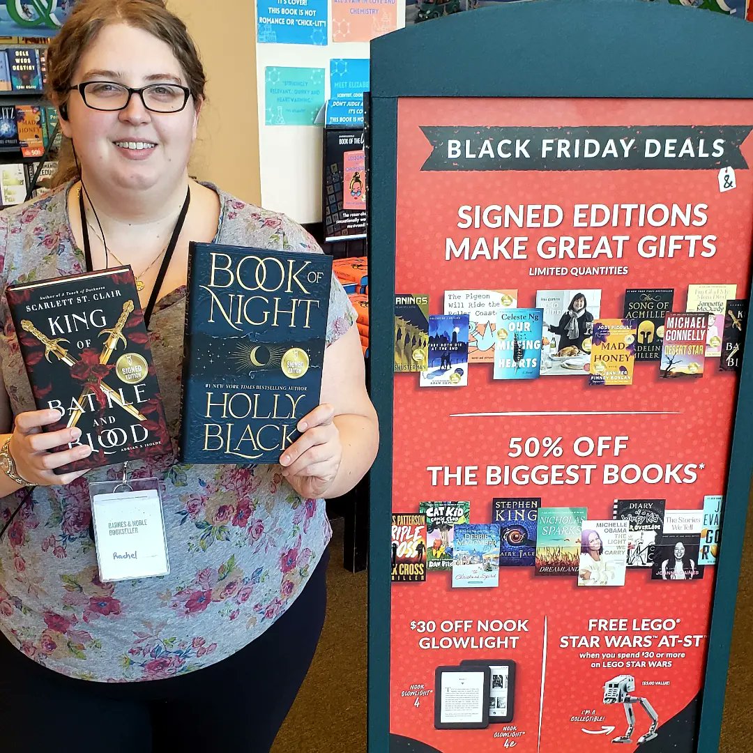 📣WELCOME TO #BLACKFRIDAY WEEKEND, EVERYBODY!

📣BLACK FRIDAY DEALS &amp; SALES:
🔥Signed editions
🔥B&amp;N leather-bound classics BOGO 50% off
🔥Buy $100 in gift cards, get a $10 gift card
🔥Buy $30 or more of Star Wars LEGO, get a free Star Wars AT-ST
🔥Get 50% off select titles