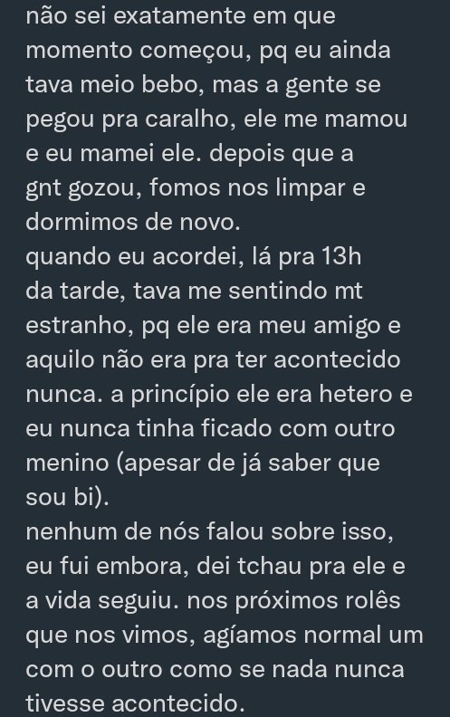 RelatosHL's tweet photo. Comeu e vazou https://t.co/VrJh5yiUlD