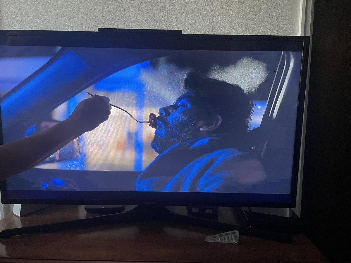 MrBuuface's tweet photo. @RahulKohli13 My wife and I rented #nextexit at 11am. Got distracted by the #worldcup  Then distracted again by…adult activities. When we unpaused the movie, you looked like you were in need of sustance…We hope you feel better… https://t.co/dUKdNs04ar