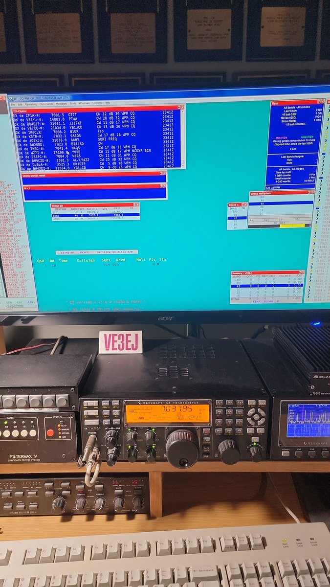 Time for CQWW CW.
Multi Single from VE3EJ