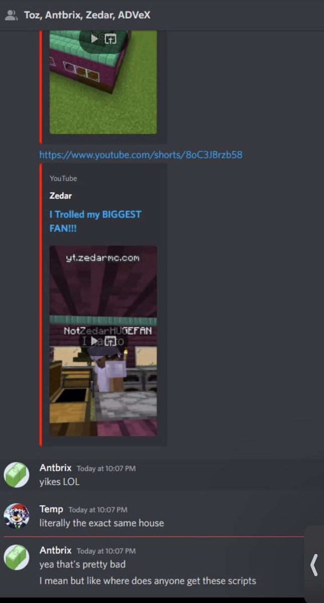 I called him out for this when I was a partner at his network, his management team defended him, claimed we were “mad”, don’t have the screenshot but Zedar said it was a CONTENT MANAGER apparently, but he steals all of our content. It’s sad.