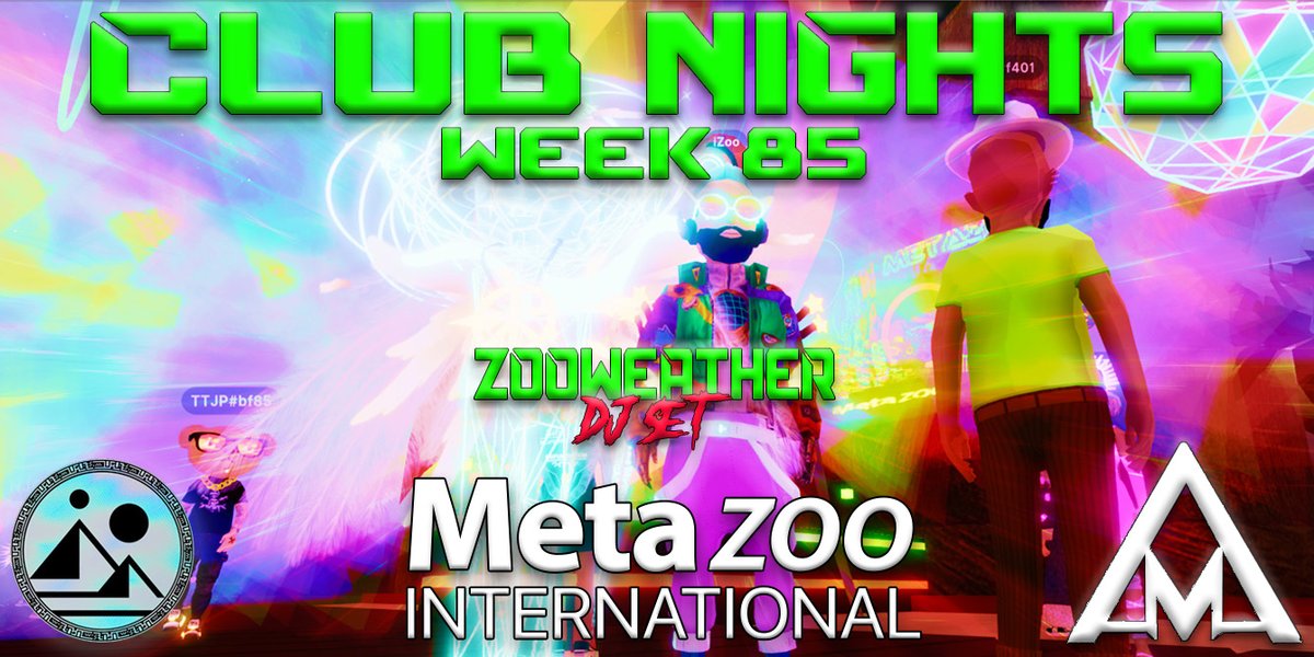 metazooxyz's tweet photo. We're going live for CLUB NIGHTS 85 at #MetaZooInternational #BoatDocks located at 111,-23 in @decentraland
JUMP IN https://t.co/GrzlIxHF9u
#metaverse #rave https://t.co/f6vhe3ojAh