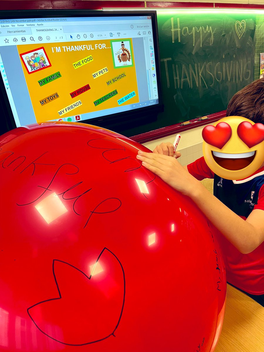 VaneAL14's tweet photo. 🎈Jueves. #thanksgiving I’m thankfull for… my students!! 🧡🤎🦃 https://t.co/EGGWm3Mc3N