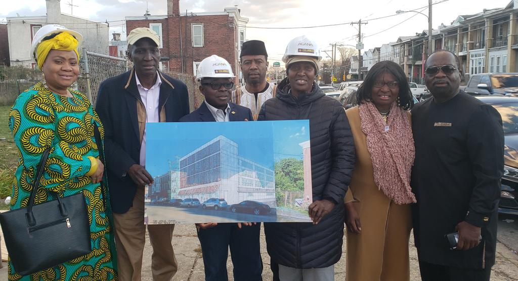 I  attended the groundbreaking for Africa Center in the 1500 block of South 55th Street in Southwest Philadelphia (near 55th and Chester Ave). Africa Center will be open about one year from now. This project is part  of a $90+Million #Africatown development  over the next 5 yrs.