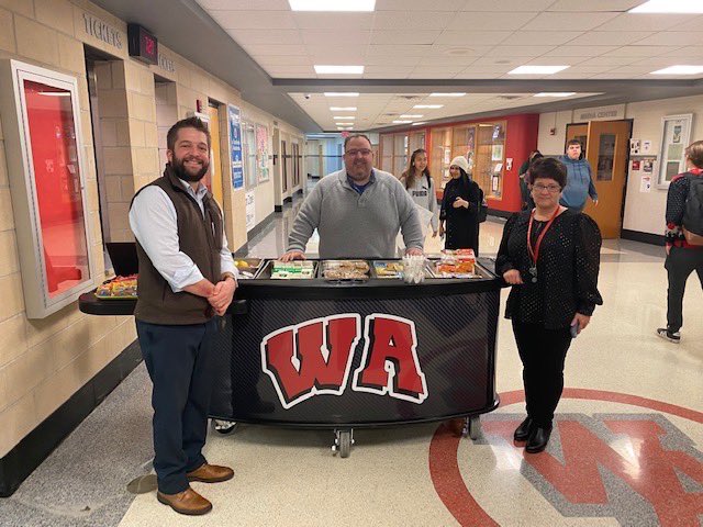 Thank you Cambro and Trimark for creating West Allegheny’s new breakfast cart.