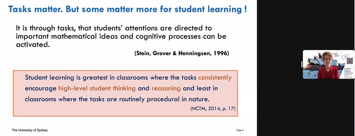 katherin cartwright (@kath_cartwright) on Twitter photo "Tasks matter. But some matter more for student learning". Thanks <a href="/janettebobis/">Janette Bobis</a> for sharing your work on challenging tasks as part of the EMC3 project at 7th biannual STEM in Education conf <a href="/Sydney_Uni/">University of Sydney</a> "Tasks matter. But some matter more for student learning". Thanks <a href="/janettebobis/">Janette Bobis</a> for sharing your work on challenging tasks as part of the EMC3 project at 7th biannual STEM in Education conf <a href="/Sydney_Uni/">University of Sydney</a>