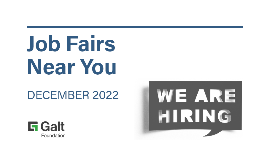 GaltFoundation's tweet photo. On the hunt for your next job? Apply for open positions at a #JobFair this #December: https://t.co/3PS6ahqB6J

Attend these virtual and in-person events to discover job opportunities, chat with employers, and build confidence. Bring your resume and ID, and we wish you luck! https://t.co/bIFQ2dMvqu