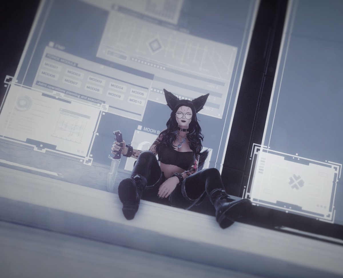 ninjakatgirl's tweet photo. I wanted to try out some new themes with my gposes.
#GShade #GPOSERS #Foxgirl #FFXIVScreenshots 
(Also i've been thinking, but should I start editing my screenshots?) https://t.co/0vMigh2wZ2