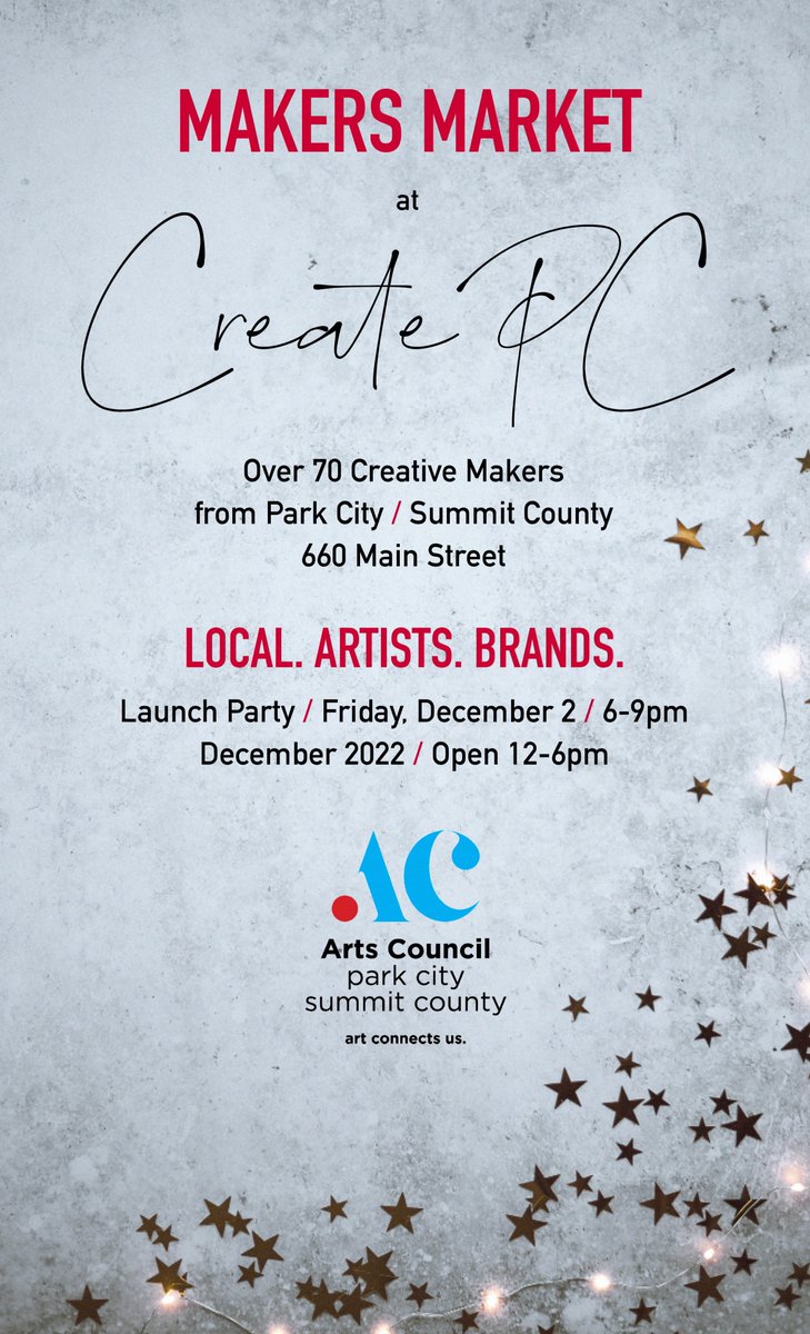 Arts Council Park City | Summit County tweet media