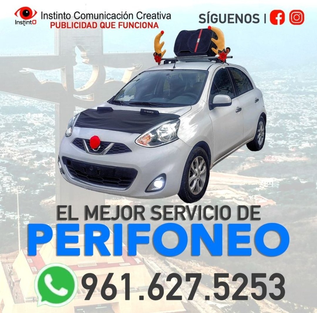 Instintocom's tweet photo. El mejor servicio de perifoneo en Tuxtla Gutiérrez https://t.co/B6msbrP12j