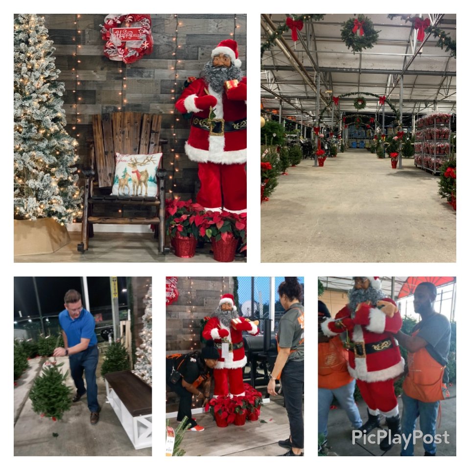 It's beginning to look a lot like Christmas @ #0352 great job team as we prepared for an awesome weekend of sales! 🎄 ❤️🧡<a href="/HDDistrict132/">Home Depot D132</a> <a href="/Jacobhomedepot/">Jacob Lutes</a> <a href="/JamesBarger7/">Barger</a> <a href="/nbhenninger/">nicole henninger</a>