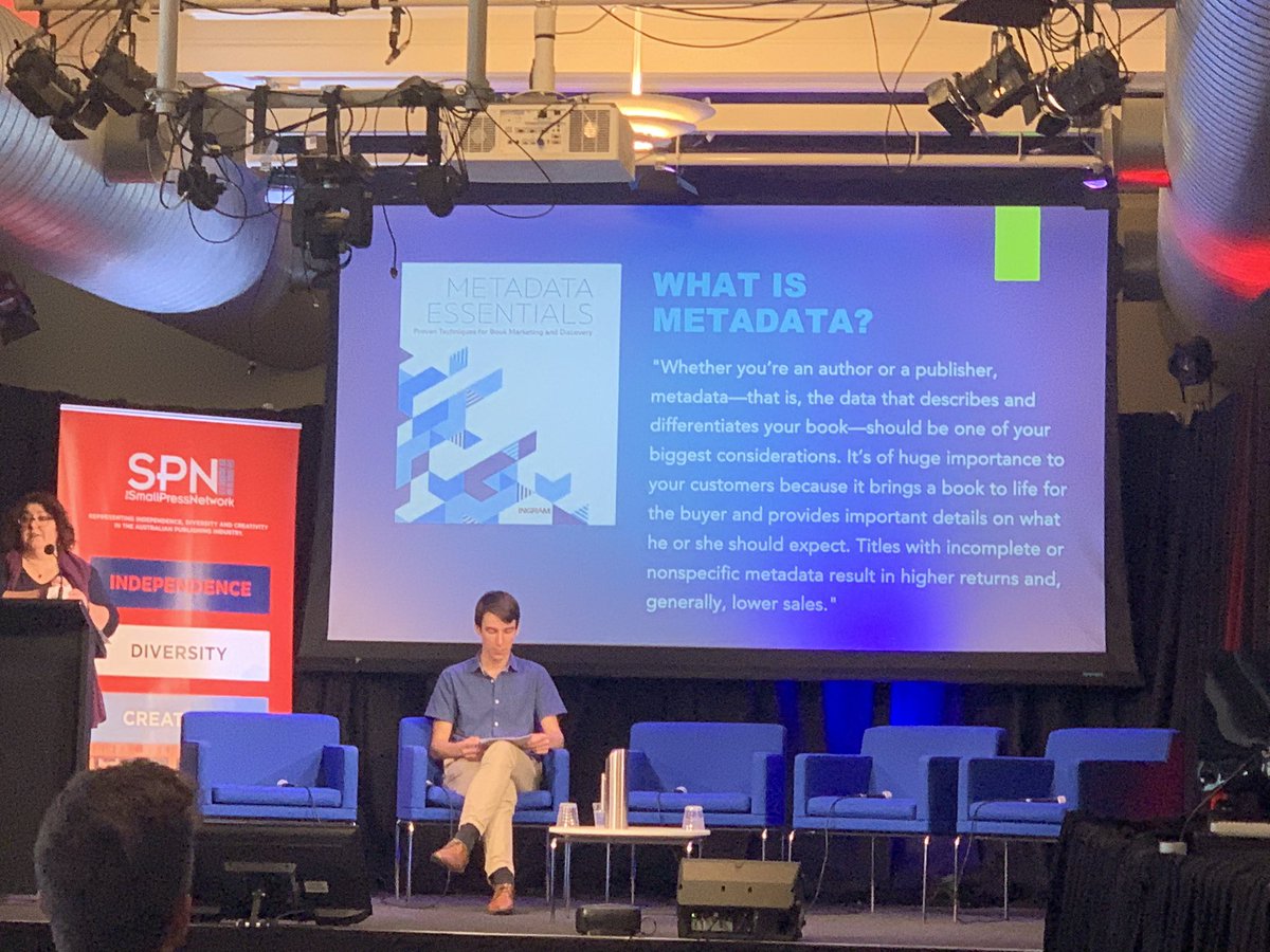 AnnaNotKarenina's tweet photo. With my democracy done, it’s back to #IndPubCon to nerd out about book marketing and metadata with Rachael McDiarmid & Sam van der Plank https://t.co/3i44iLLmFu