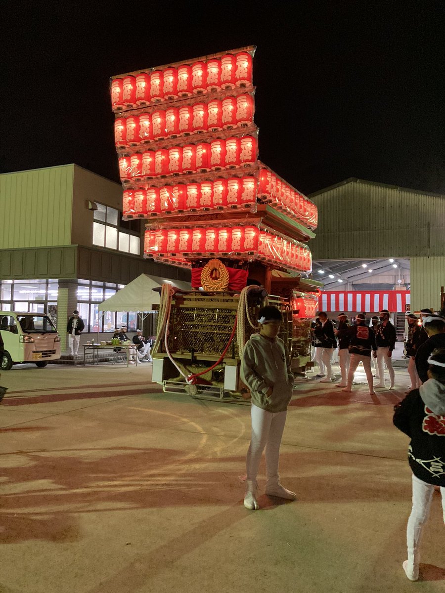 endgod0630's tweet photo. 夜間曳行 https://t.co/J3PyWy7NEA