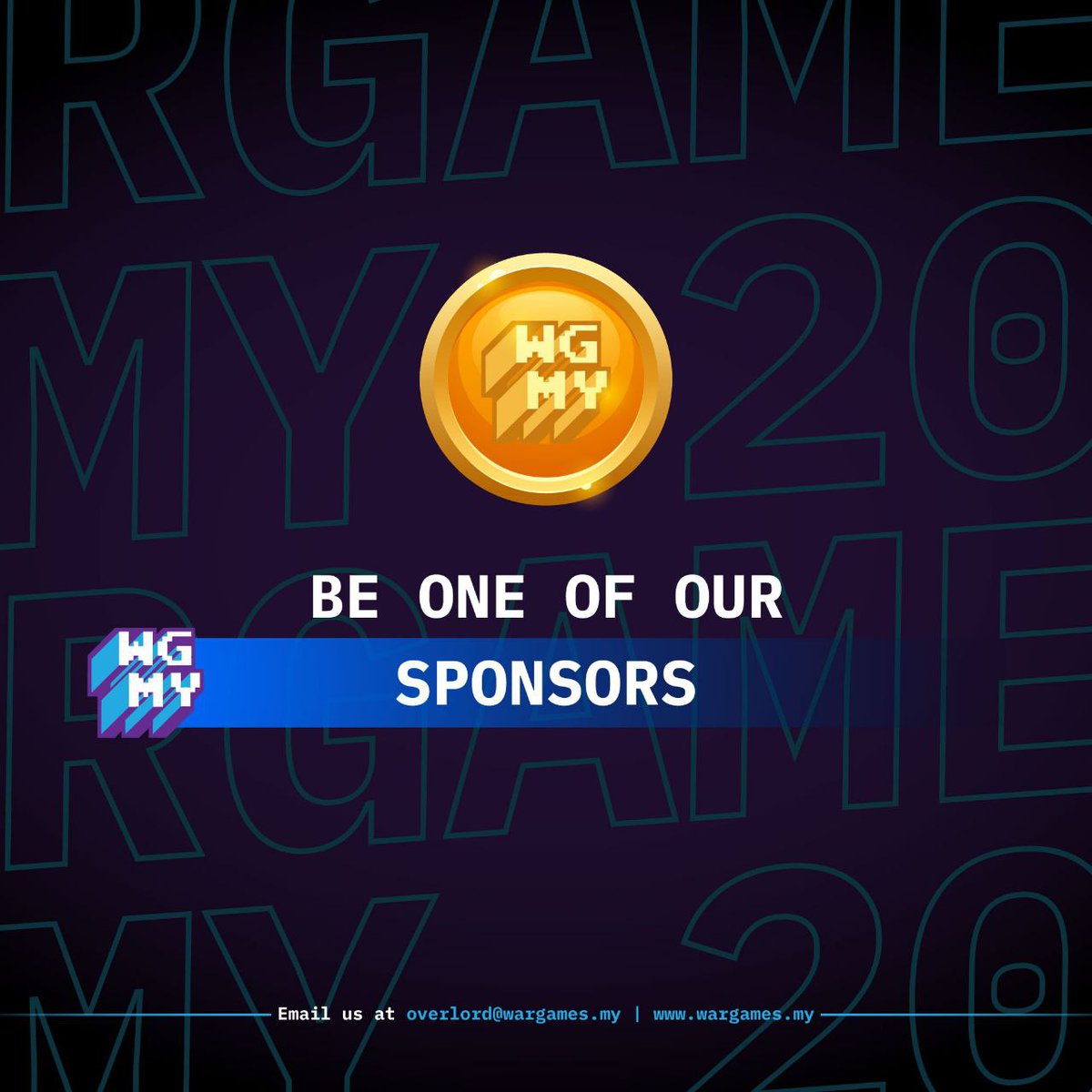 We are still looking for sponsors for the CTF prizes. If you want to support us and get some visibility during the CTF.

Don't hesitate to contact us via overlord@wargames.my