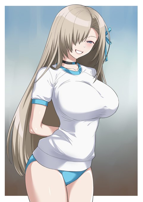 体操着。
#アスナ 
#ブルアカ 