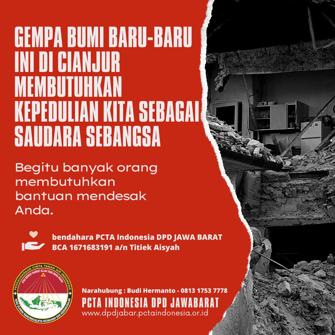 Suara PCTA Indonesia (@suarapcta) on Twitter photo 