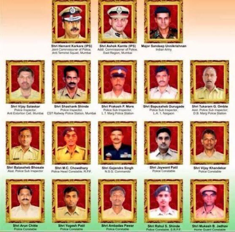 No, I will never forget. But it’s not the horror or the terror that I will remember. It’s these Heroes who I will remember and who will remain in my heart and head forever. 🙏🏽🙏🏽🙏🏽 #MumbaiTerrorAttack