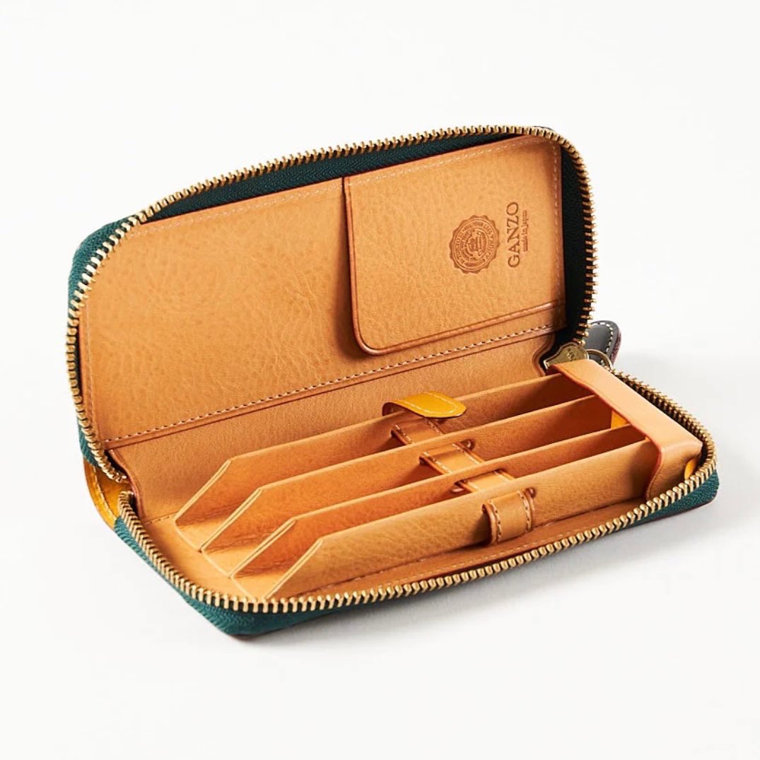 GANZO シンプライドル ジッパーペンケース 4本挿し 完売品美品 詳細ページ