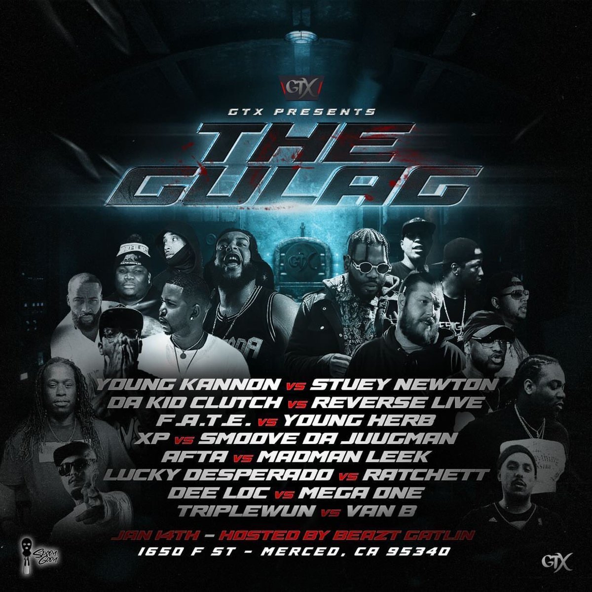 madmanleek's tweet photo. They booked me 2 hours from home yal.. and literally half these battles got Free Game rappin in em. Its beyond lit 💪🏾. January 14th #GTX #Freetfup #freetx https://t.co/jdVg5bHKgG