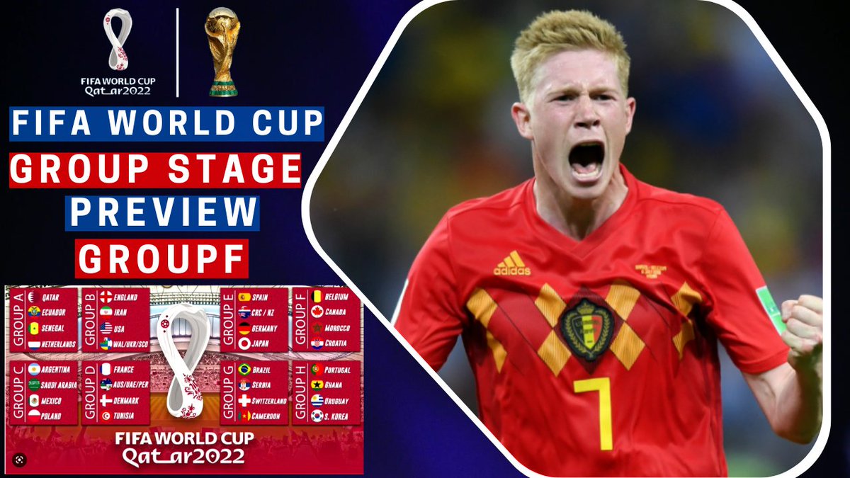 Taglinefilms_'s tweet photo. Preview of the FIFA World Cup 2022 Group Stage in Group F and who will advance out of this group? Click 👉 https://t.co/28gPYOYpW4 Join the conversation in the comments section below.
.
.
.
.
#WorldCup2022 #Qatar2022 #QatarWorldCup2022 #Belgium #CroatiavsCanada #BelgiumvsMorocco https://t.co/2a4GcZvJak