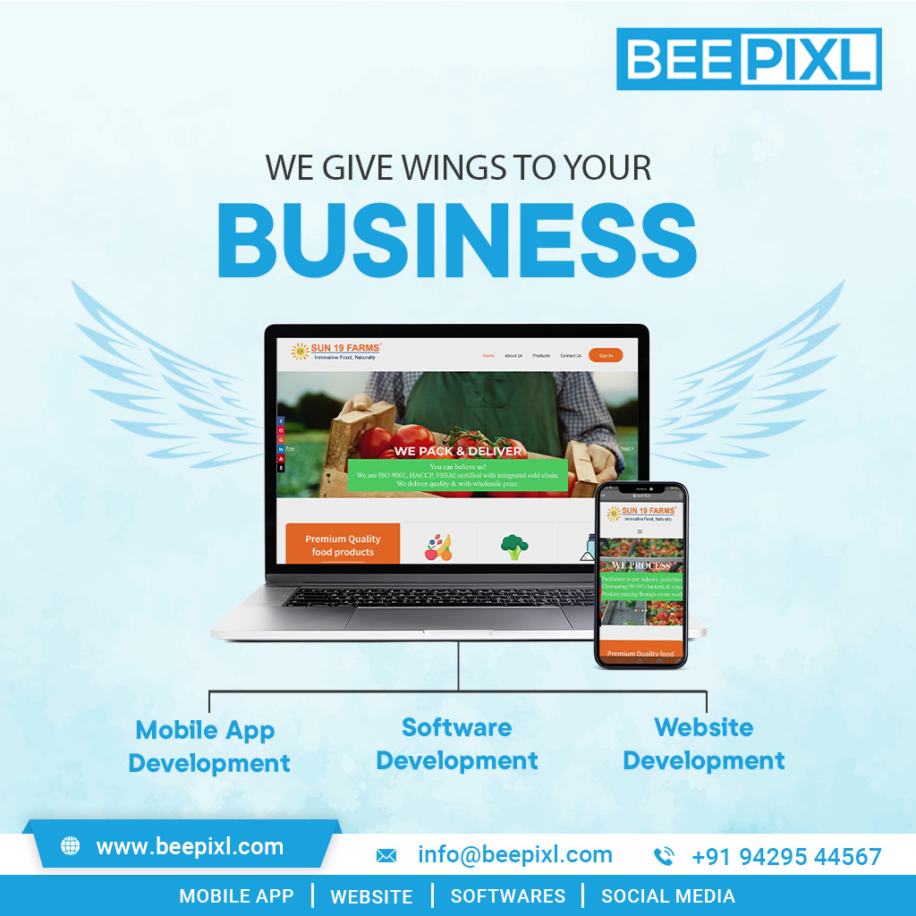 😎We Give Wings To Your Business.🚀 We help you develop the best app and website  and software to reach out to a stronger client base and create exceptional service.

😎 We are ready to help you.🤝

Our Services :
✔️ Software Development
✔️ Mobile App De… instagr.am/p/ClaSoepq4MB/