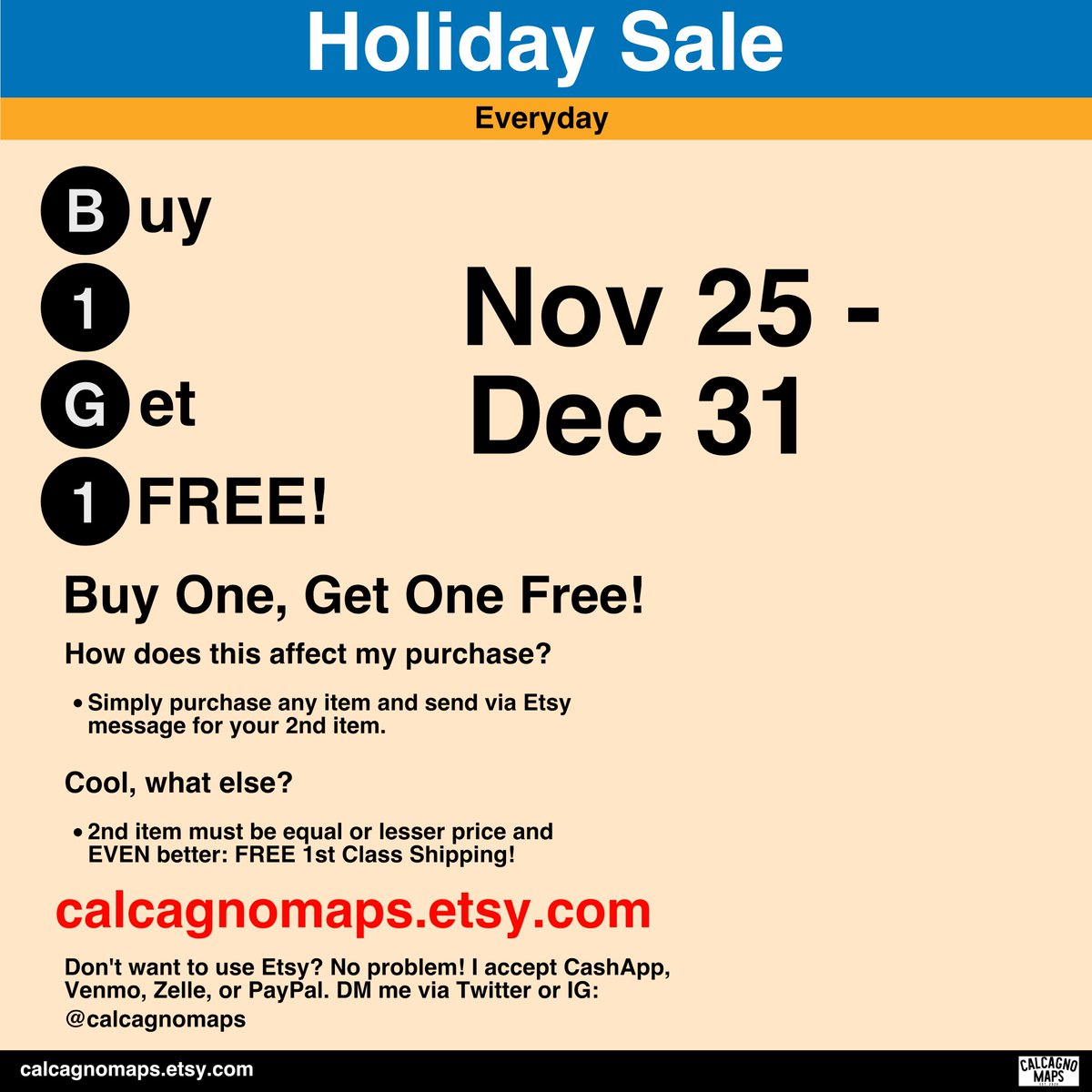 calcagnomaps's tweet photo. ๐
https://t.co/sNcela3YG3
#bogo #calcagnomaps #subwaymaps #transitmaps #railwaymaps #buyonegetonefree #holidayshopping #etsy #etsyshop #transit #train #metro #subway #travel #art #cartography #poster #posterdesign #sale #map #maps https://t.co/fcswOGnkeR