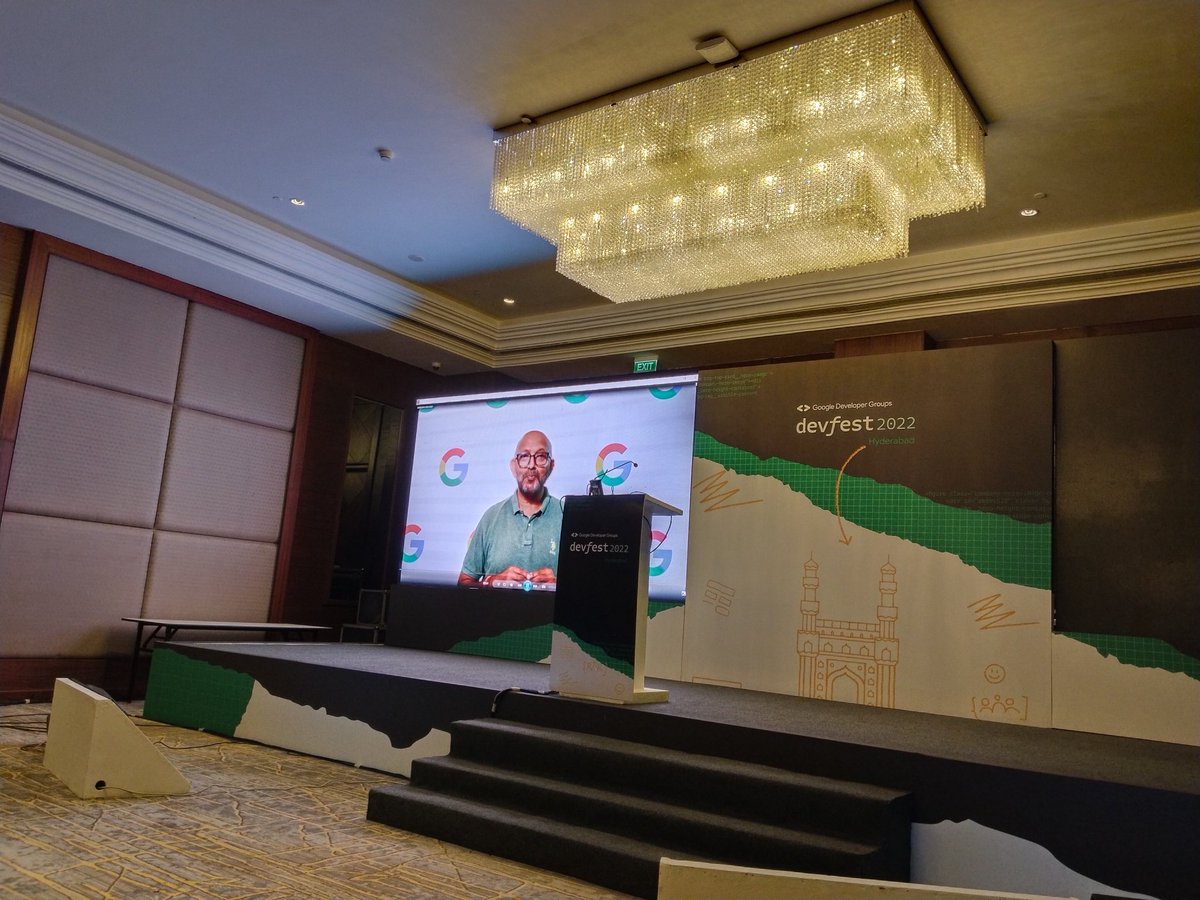 sivramshastri's tweet photo. Finally at in-person #Devfest after 3 yrs 🥺 Missed Jalandhar but thanks to @bsilagani for the @gdg_hyd Devfest Hyderabad invite 😍
Houseful crowd 🔥 Excited for the amazing sessions & will be hosting tech quiz 😉
#gdghyd #devfestghd #devfest2022 https://t.co/5Cqs1S2QIW