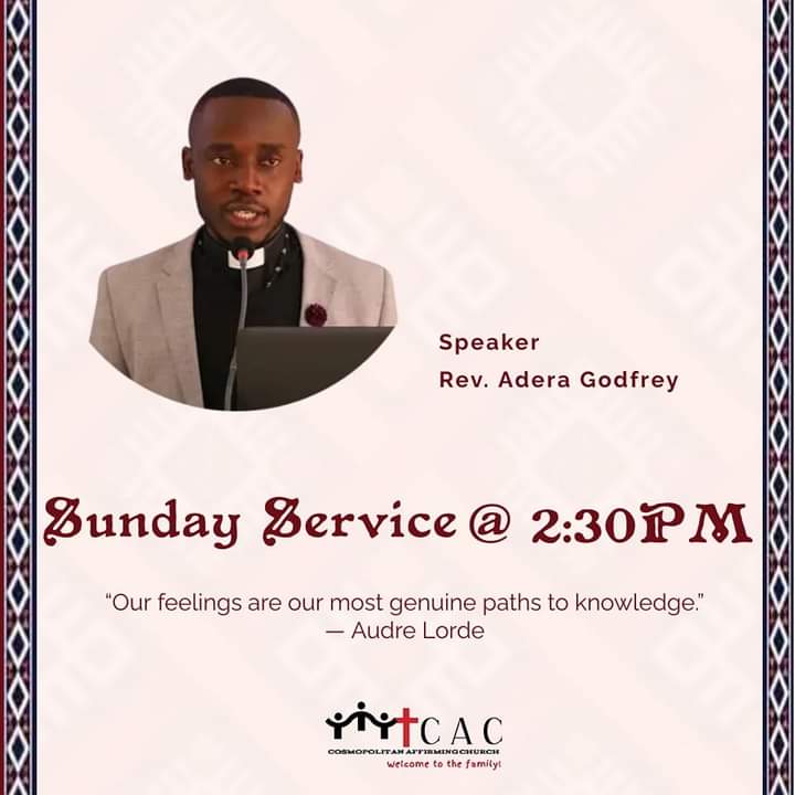 CAC BEGINS ADVENT SEASON
After two Sundays of Celebrations and Thanksgiving to mark our 9th Anniversary, we now get into a season of celebrating the Coming of our Savior Jesus Christ.
Join us tomorrow as we begin this season of Advent. Our very own Rev. Adera ministering