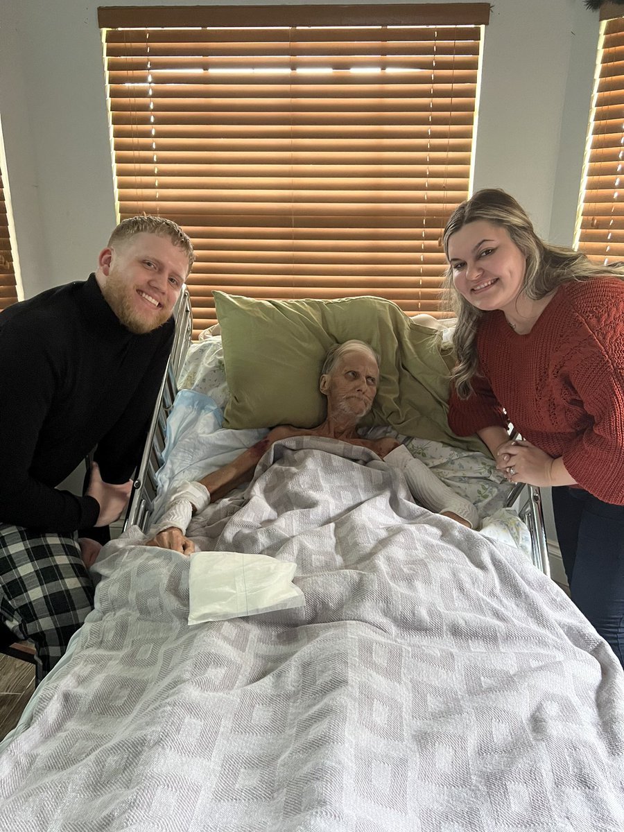 Heaven gained another beautiful angel tonight. I know you’re up there saying “Stop crying, nonuts” I love you so much grandpa. Thank you for everything you have done for me. 😔