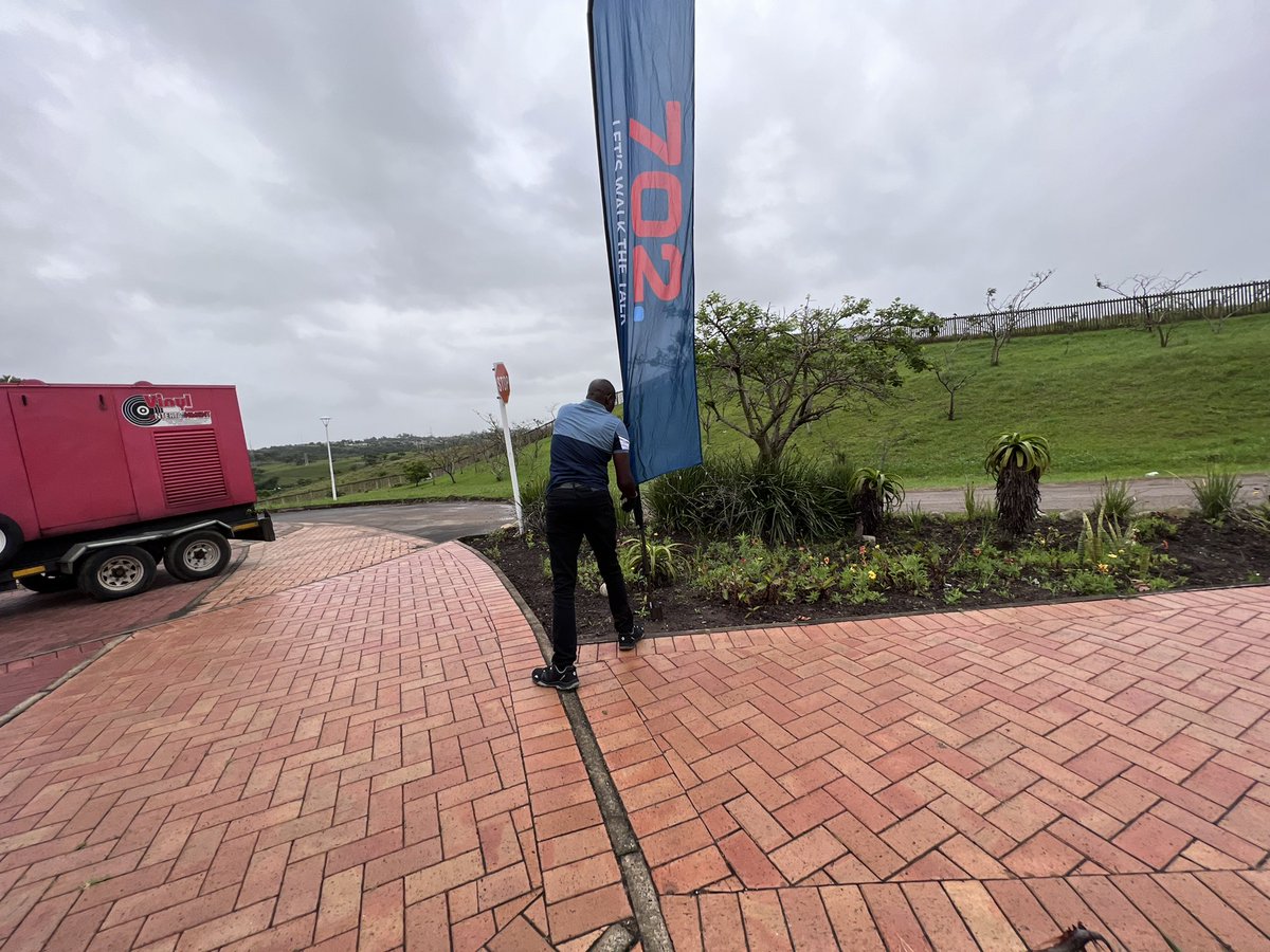 Radio702's tweet photo. Tune in to #702WeekendBreakfast with @GushwellBrooks, broadcasting live from the Ugu Sports and Leisure Centre in KwaZulu-Natal. 

#100DaysInOffice 
#Sponsored https://t.co/9AJQTy6Tat