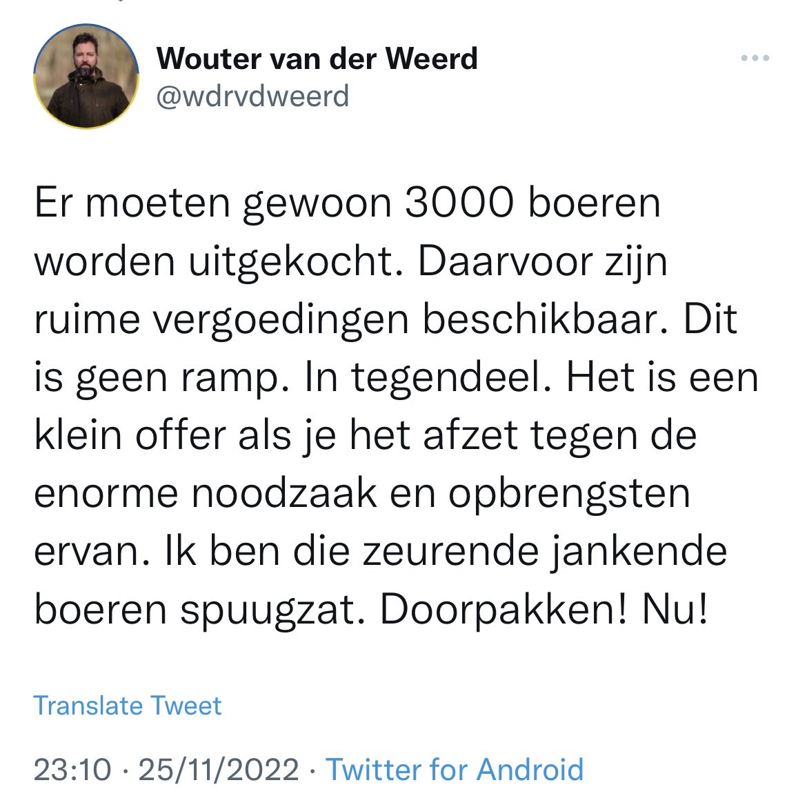 KnijffRobert's tweet photo. @wdrvdweerd Er moeten gewoon 3000 Groningers worden uitgekocht… Daarvoor zijn ruime vergoedingen beschikbaar…
~ ~
Het is een klein offer als je het afzet tegen de enorme noodzaak en opbrengsten ervan… Ik ben die zeurende jankende Groningers spuugzat…
Cc: @WDRvdWeerd
#D66gate https://t.co/4OCi3r5pHj