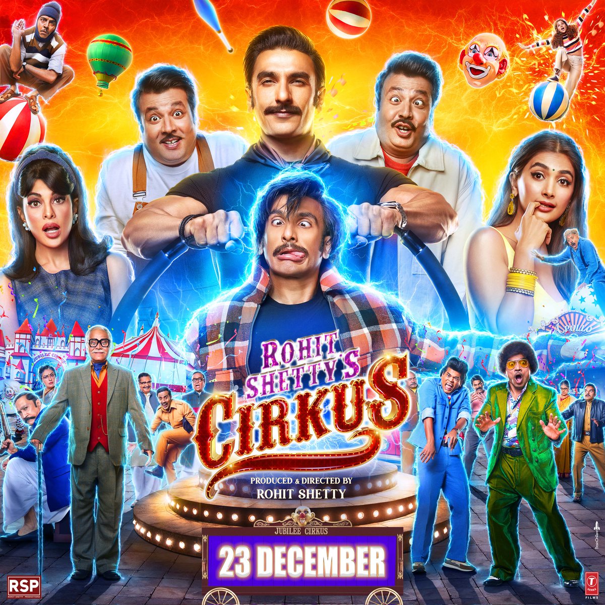 For your family... From your family members... Rohit shetty & team! #CirkusThisChristmas @TSeries