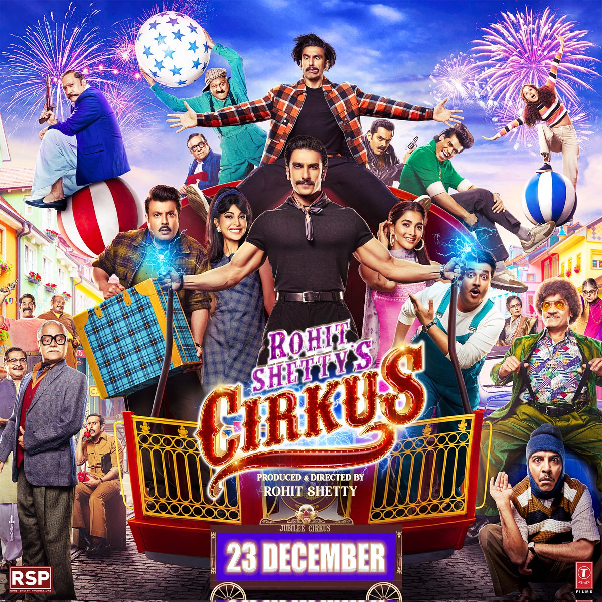 #CirkusThisChristmas In Cinemas 23rd December. #CirkusThisChristmas #RohitShetty @rs_productionz @TSeries @RanveerOfficial @varunsharma90 @hegdepooja @Asli_Jacqueline