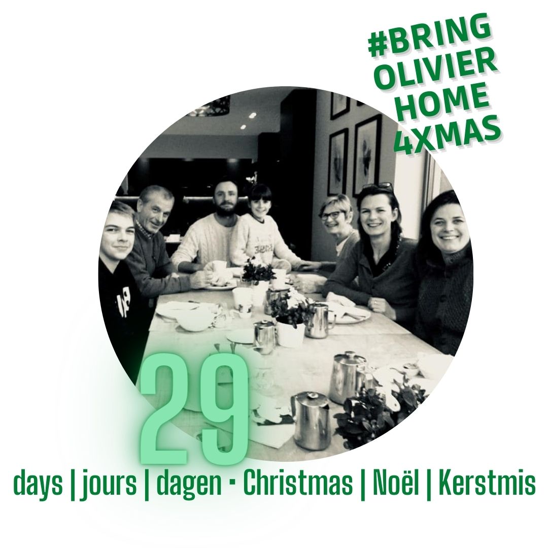 FreeOlivierVDC's tweet photo. D-29 ‘til Christmas 🎄 How would you cope surviving in solitary confinement for #276days @hadjalahbib @VincentVQ @alexanderdecroo Make a Xmas miracle happen for his family by facilitating his release 🙏 Time to #BRINGOLIVIERHOME4XMAS #EndHostageDiplomacy #FREEOLIVIERVANDECASTEELE https://t.co/raohHsIHvD