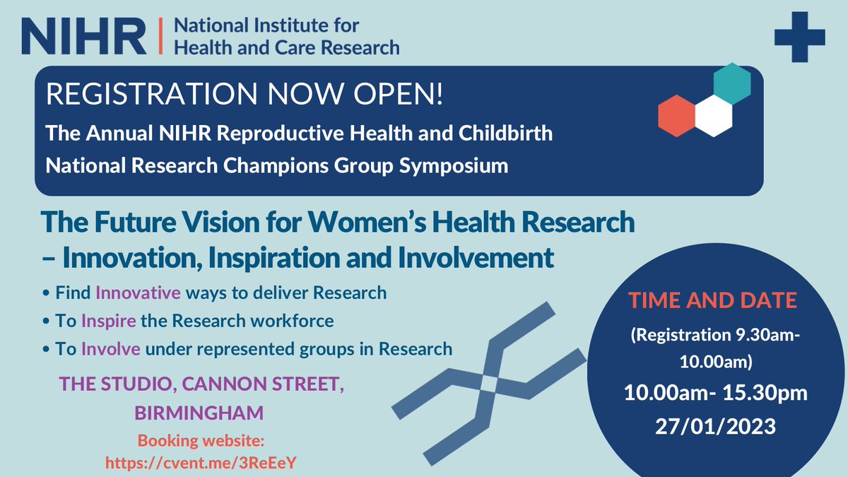 The registration website for the 2023 RH&C Champions Symposium is now live on the link below, where you will find details of the event and the agenda: cvent.me/3ReEeY “The Future Vision for Women’s Health Research – Innovation, Inspiration and Involvement”