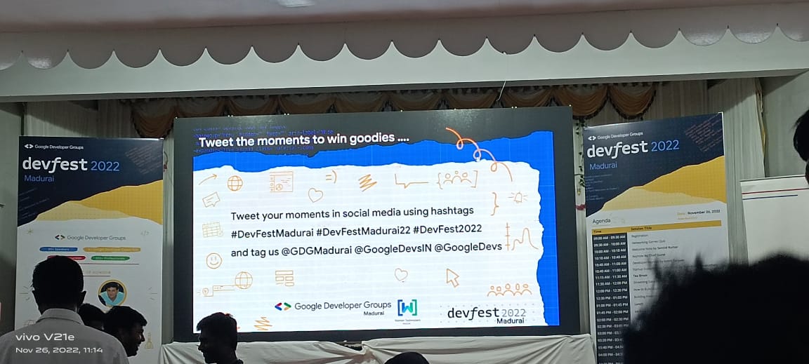itzhariharan18's tweet photo. Having a great session @gdgmadurai and learning new things about android development and android security and lot.... Thanks @gdgmadurai
#new_learning
#happy_learning
#Devfestmadurai22 #gdgdev2k22
#googledevs @GoogleDevsIN @gdgmadurai @googledevs @GoogleIndia @sundarpichai https://t.co/6oNCdL2Gdp
