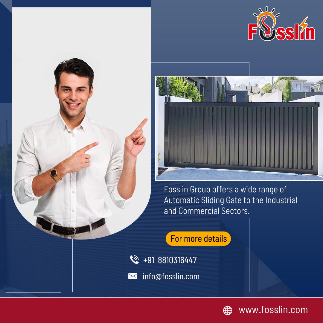 FosslinGroup's tweet photo. All Type of Sliding Gate Manufacturer
For more info call us on - +91 8810316447
Visit us - https://t.co/MOsObo9DDj
#FosslinGroup #slidinggates #SlidingDoor #AutomaticDoor #industrialgates #commercialgates #Manufacturer #Supplier #Automation #Solution #DelhiNCR https://t.co/GJFOROAoZk